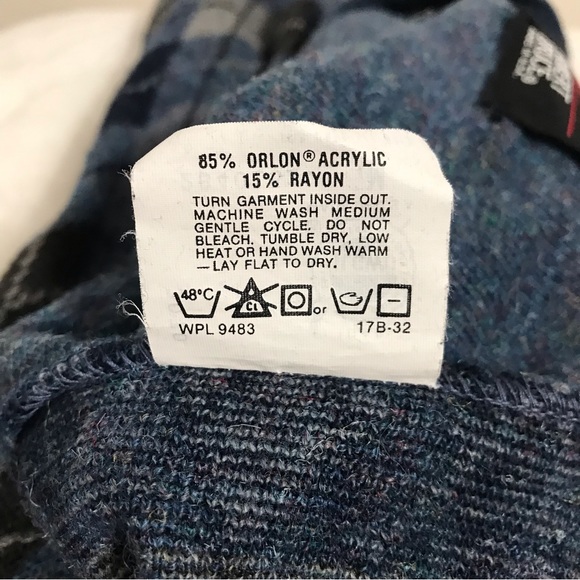 Robert Bruce Vintage 80’s Heather Blue Argyle Sweater Vest Size Medium - Picture 12 of 12